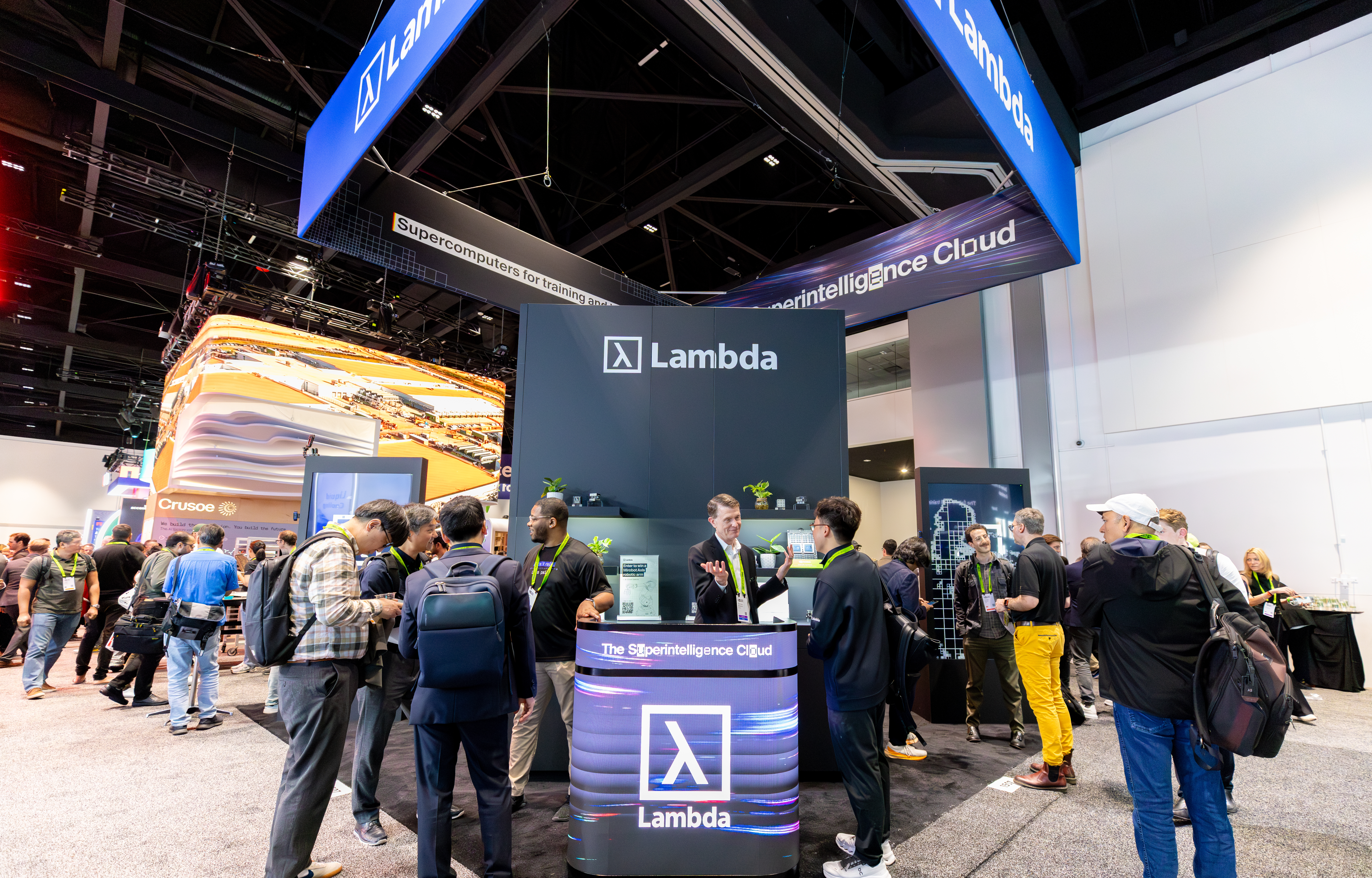 Lambda booth at NVIDIA GTC 2026