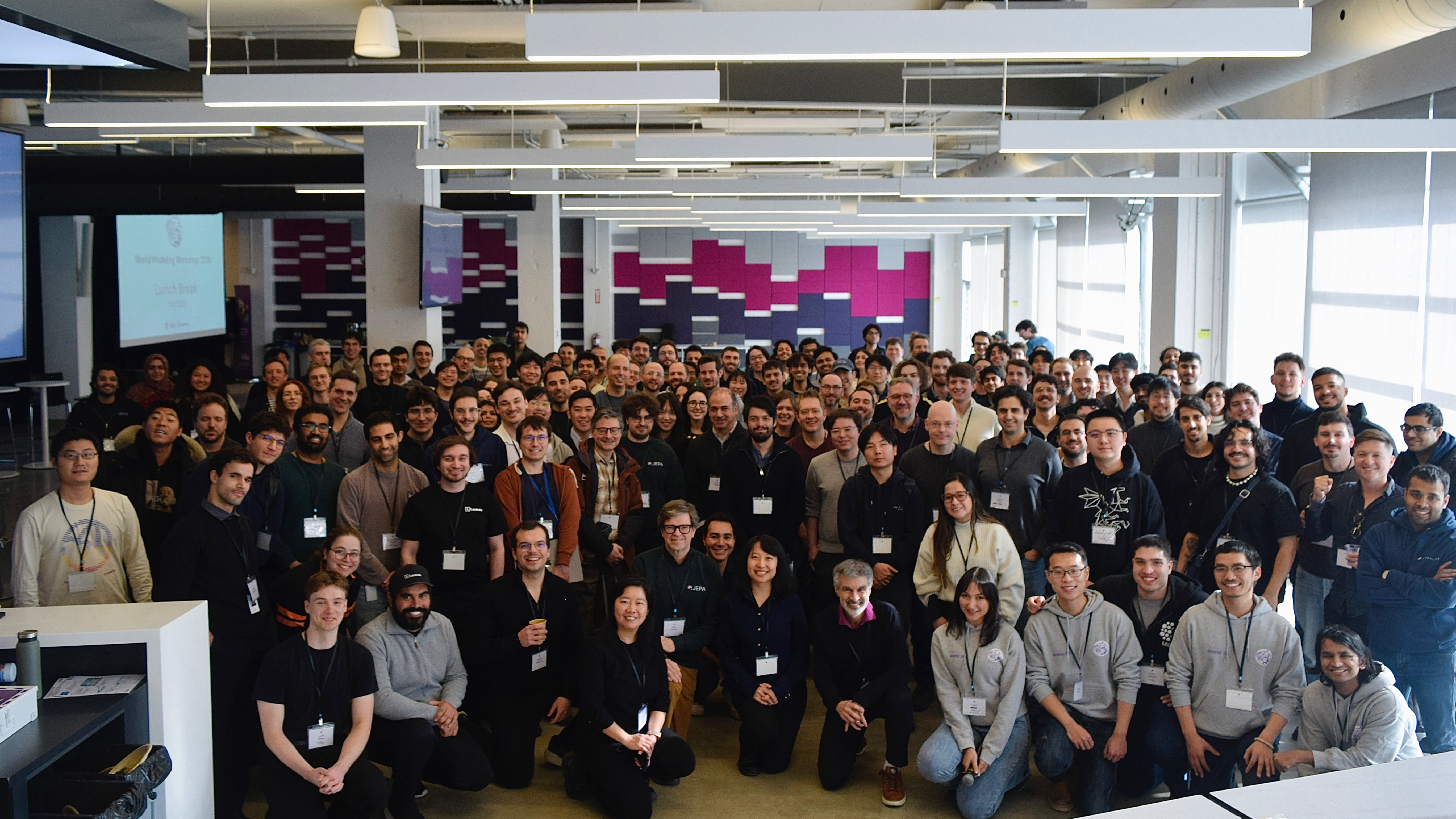 Mila World Modeling Workshop group picture