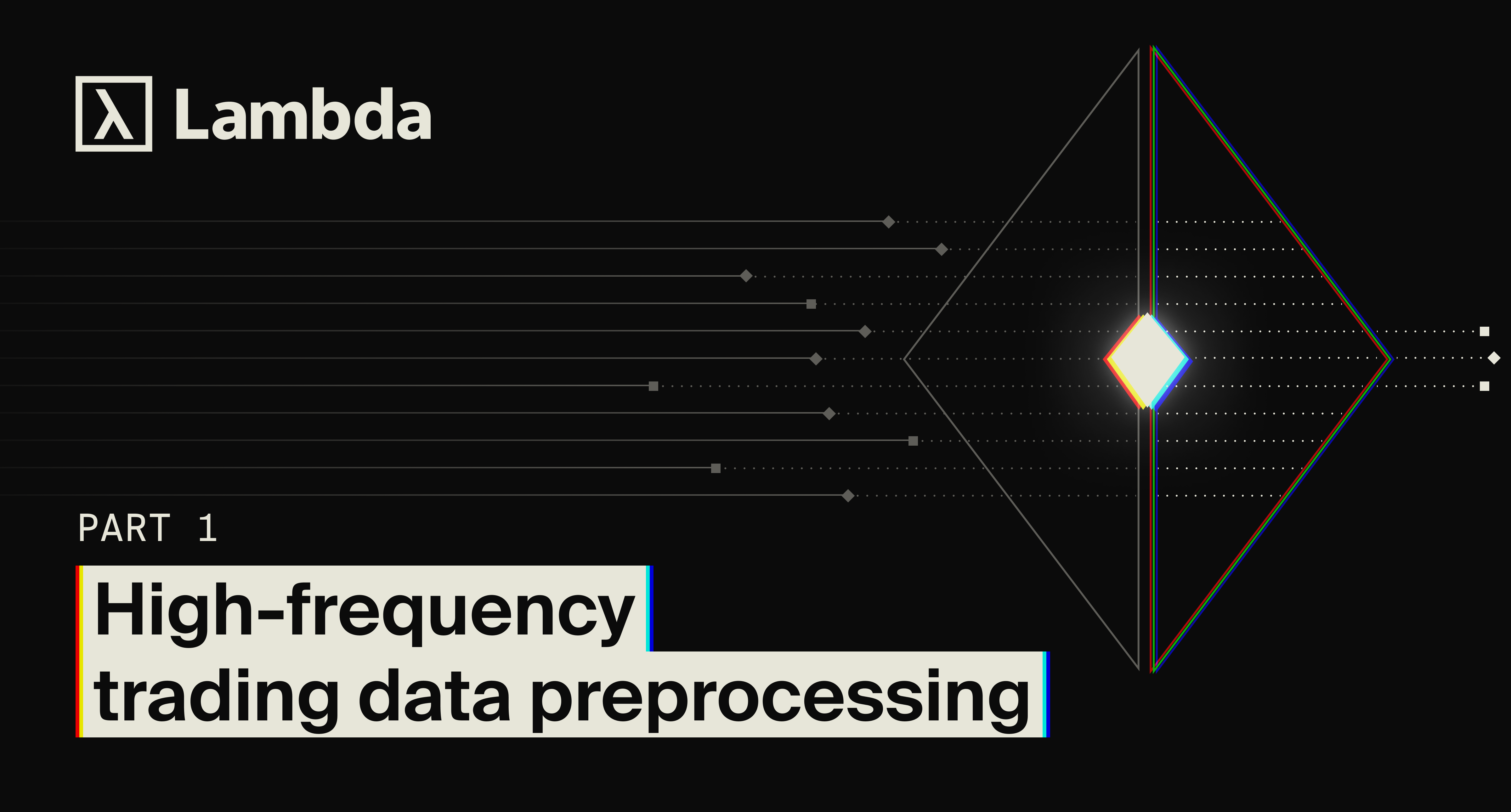 High-frequency trading data preprocessing