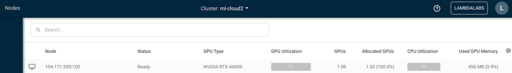 Setting Up A Kubernetes Run:AI Cluster on Lambda Cloud
