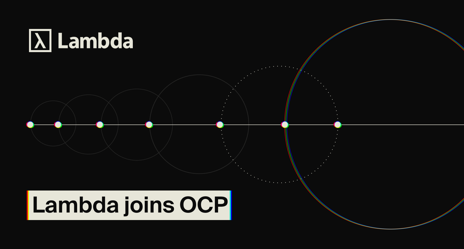Lambda joins OCP