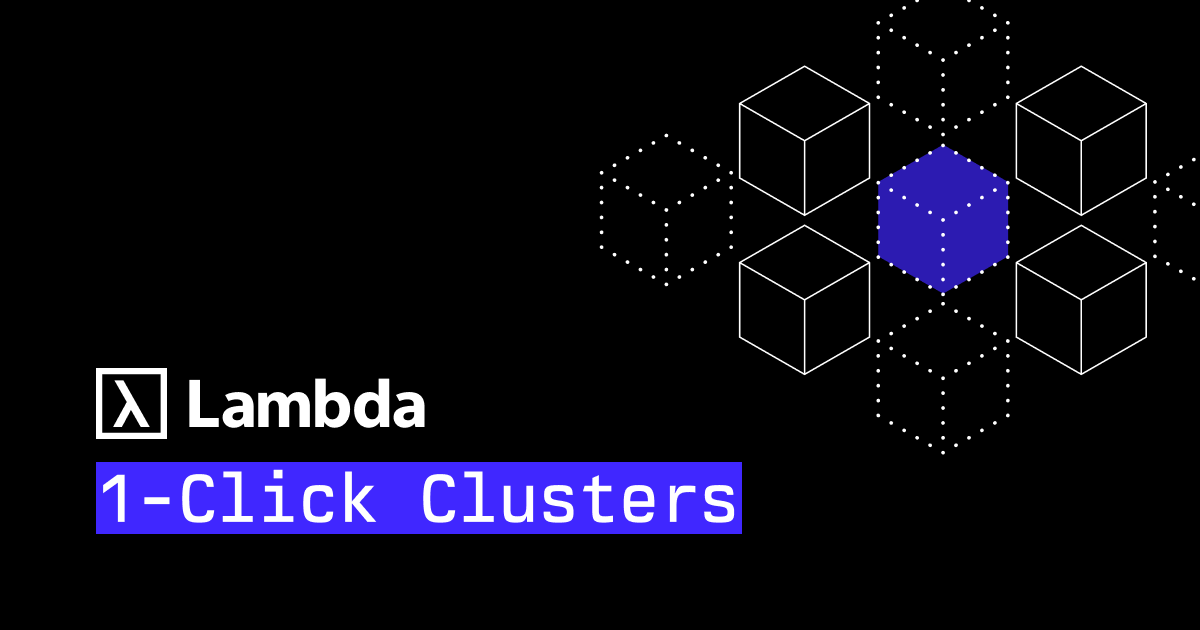 Lambda 1-Click Clusters