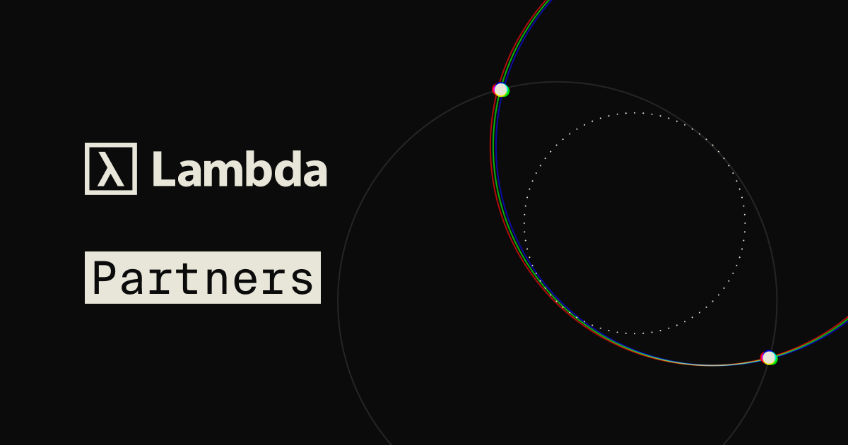Partner with us | Lambda