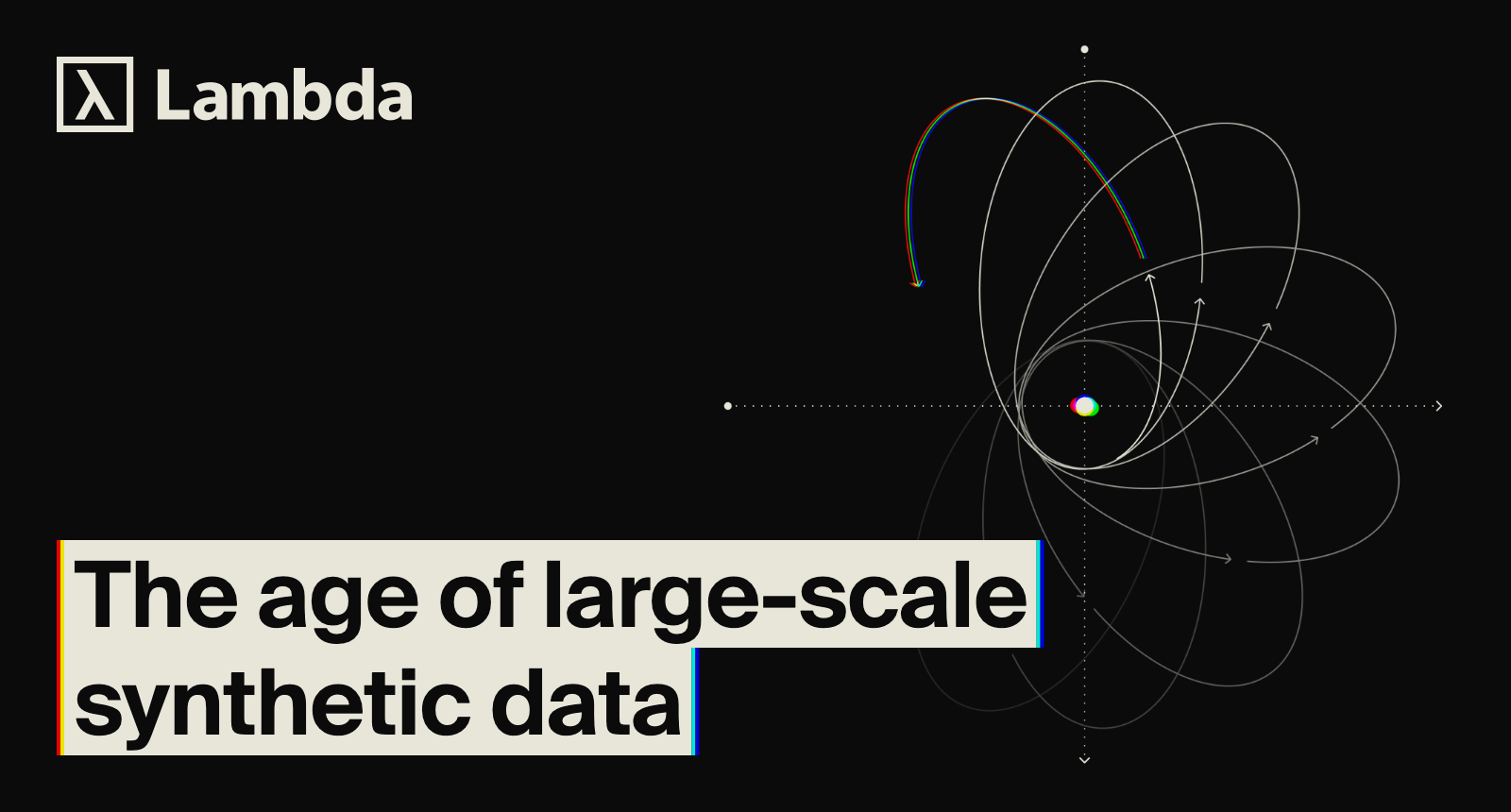 The age of large-scale synthetic data