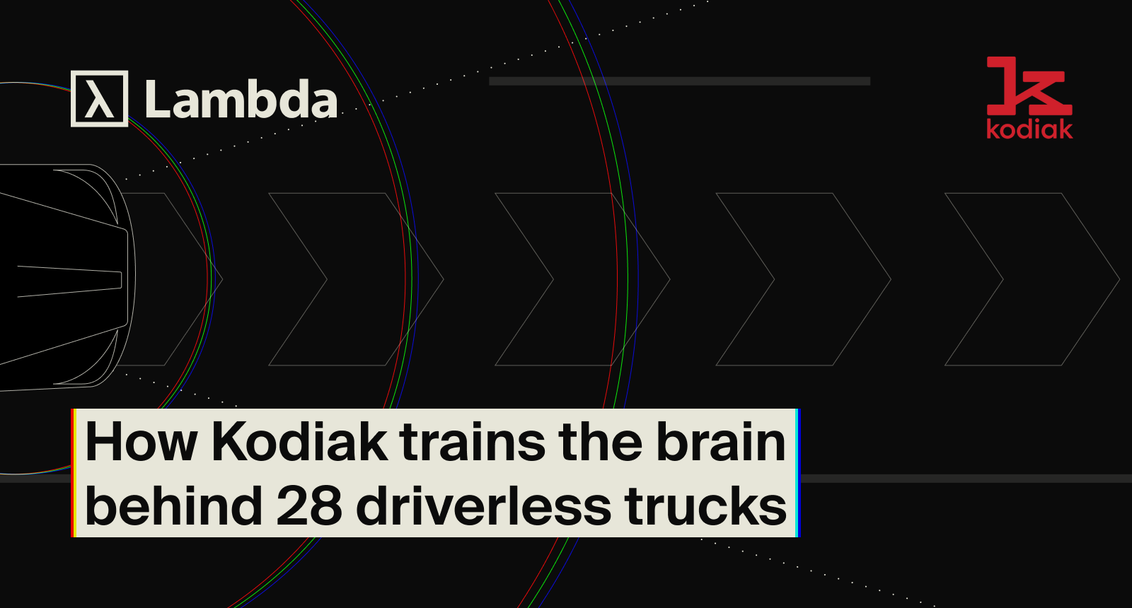 How Kodiak trains the brain behind 28 driverless trucks